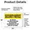 Signmission No Drugs Dealers Weapons Drinking OSHA Security Notice Sign, Vinyl Decal, 24in W x 18in L, 2PK OS-2PACK-SN-D-1824-L-11599 - alternate 3